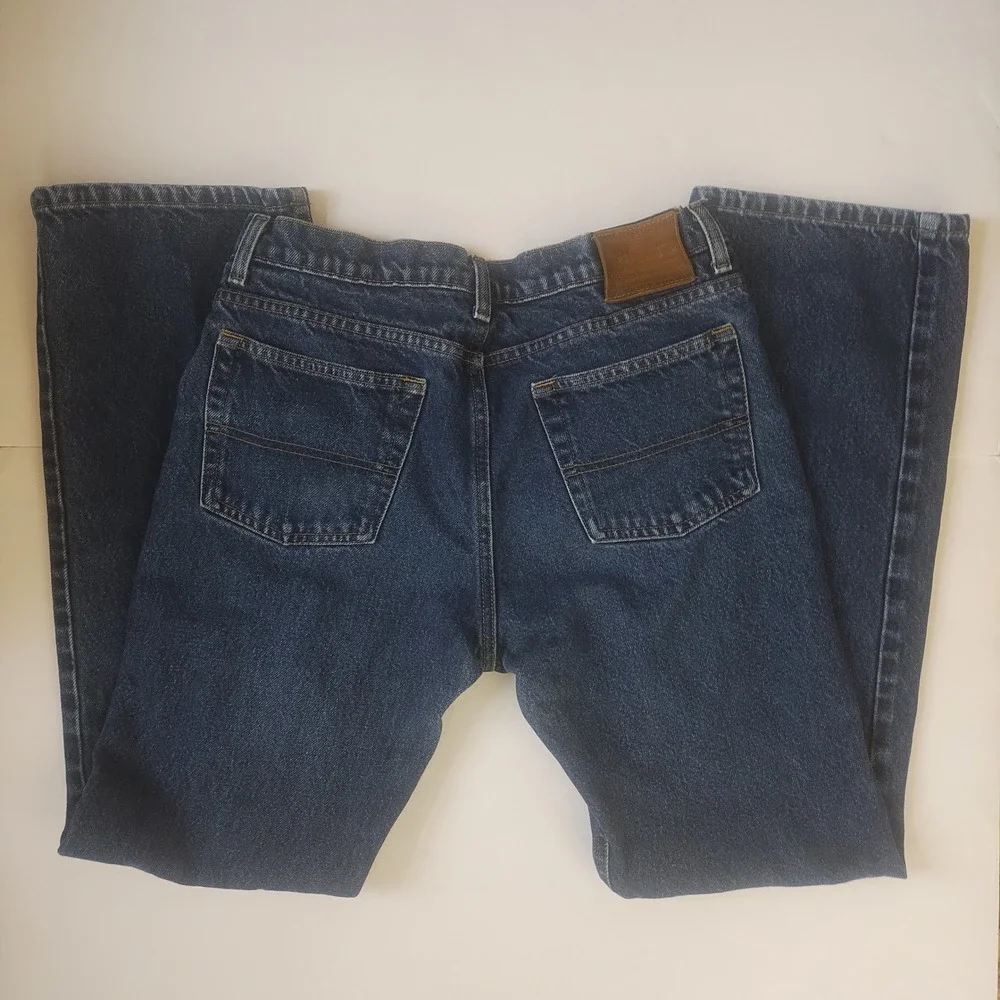 Vintage Polo Ralph Lauren Bootcut Jeans Women's 8 Cotton Classic 90s - Picture 2 of 8